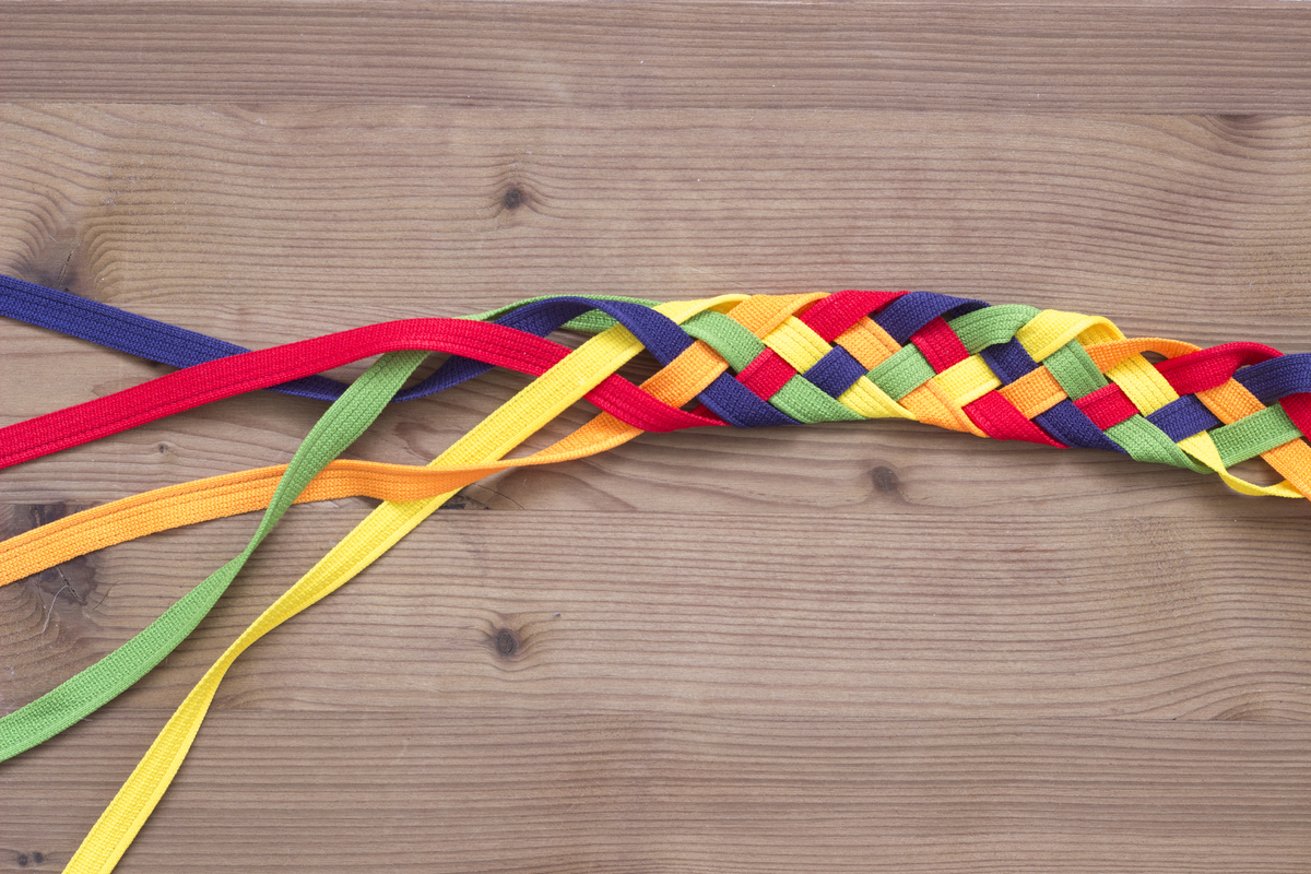 Friendship bracelet representing inclusion in the workplace